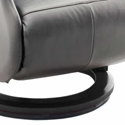 Grauer Fernsehessel Enjisaco mit ausklappbarer Schlaffunktion^Wohnen