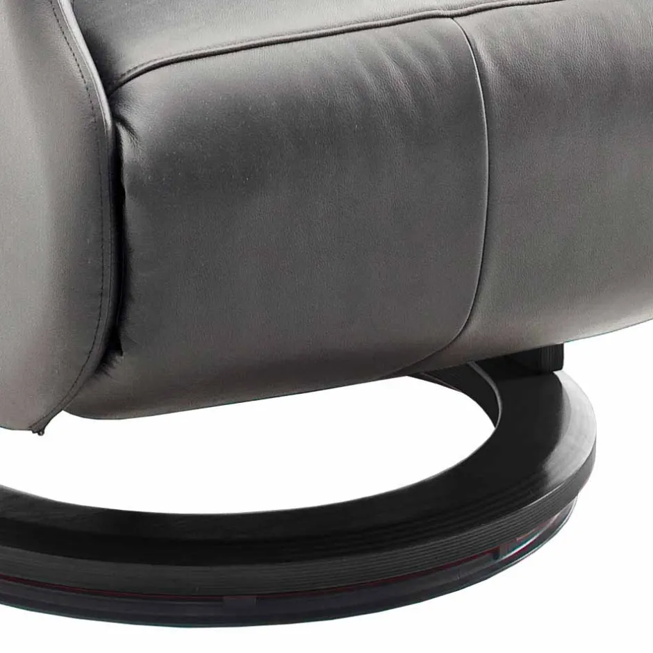 Grauer Fernsehessel Enjisaco mit ausklappbarer Schlaffunktion^Wohnen