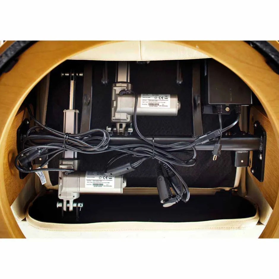 Grauer Fernsehessel Enjisaco mit ausklappbarer Schlaffunktion^Wohnen