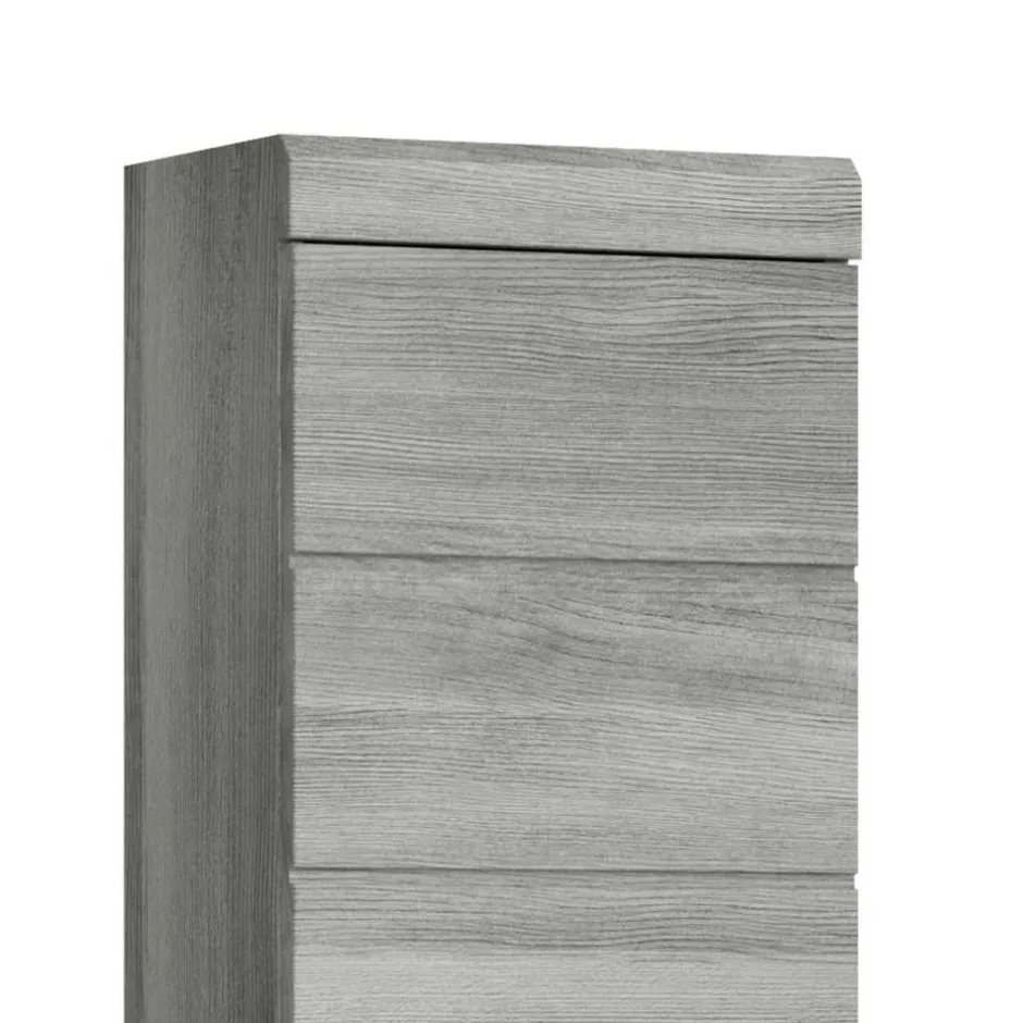 Wohnen Grauer Hängeschrank mit Tür und Fach - Baloon