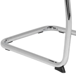 Grauer Schwingstuhl mit Material Mix - Parvello (Set)^Wohnen Hot