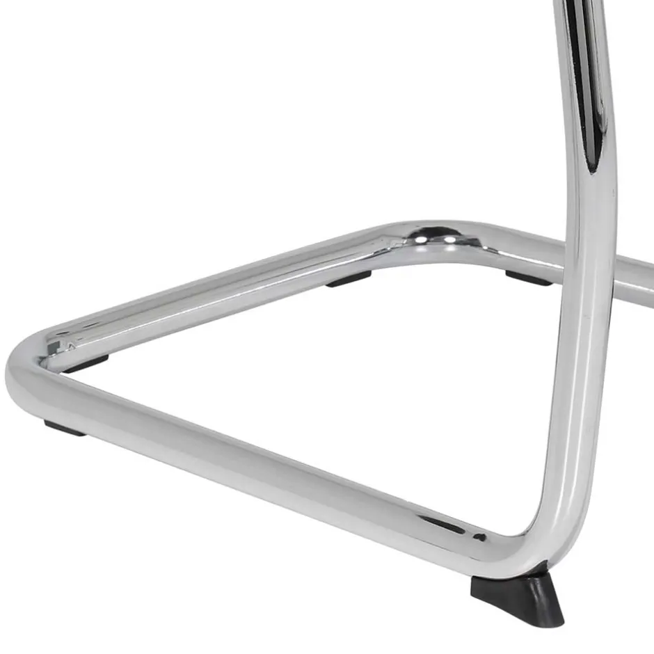 Grauer Schwingstuhl mit Material Mix - Parvello (Set)^Wohnen Hot