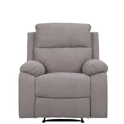 Grauer Sessel mit Taschenfederkern - Extrados^Wohnen Discount