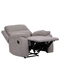 Grauer Sessel mit Taschenfederkern - Extrados^Wohnen Discount