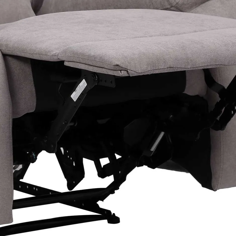 Grauer Sessel mit Taschenfederkern - Extrados^Wohnen Discount