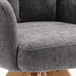 Wohnen Grauer Tischsessel mit Federkern - Cregorian (2er Set)