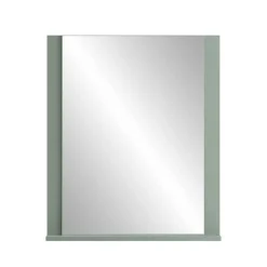 Wohnen Graugrüner Spiegel mit Ablage - Velmarun