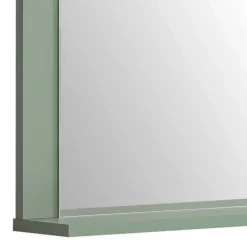Wohnen Graugrüner Spiegel mit Ablage - Velmarun