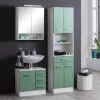 Grüne Badezimmermöbel günstig - Loenixa (dreiteilig)^Wohnen Online
