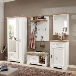 Große Flurmöbel Kombi Landhaus - Nurelcas (fünfteilig)^Wohnen Clearance