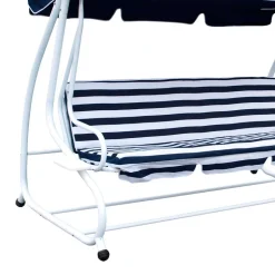 Große Hollywoodschaukel Kasaryn in Blau & Weiß^Wohnen Outlet