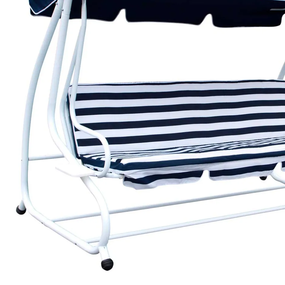 Große Hollywoodschaukel Kasaryn in Blau & Weiß^Wohnen Outlet