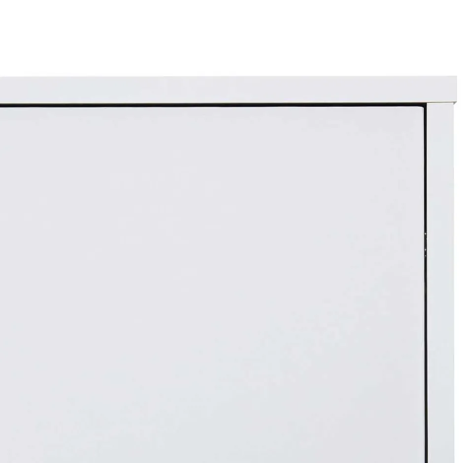 Wohnen Große Kombi-Kommode in Weiß mit Eiche - Savuta