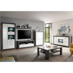 Wohnen Große Wohnmöbel Kombi modern - Istensa (sechsteilig)