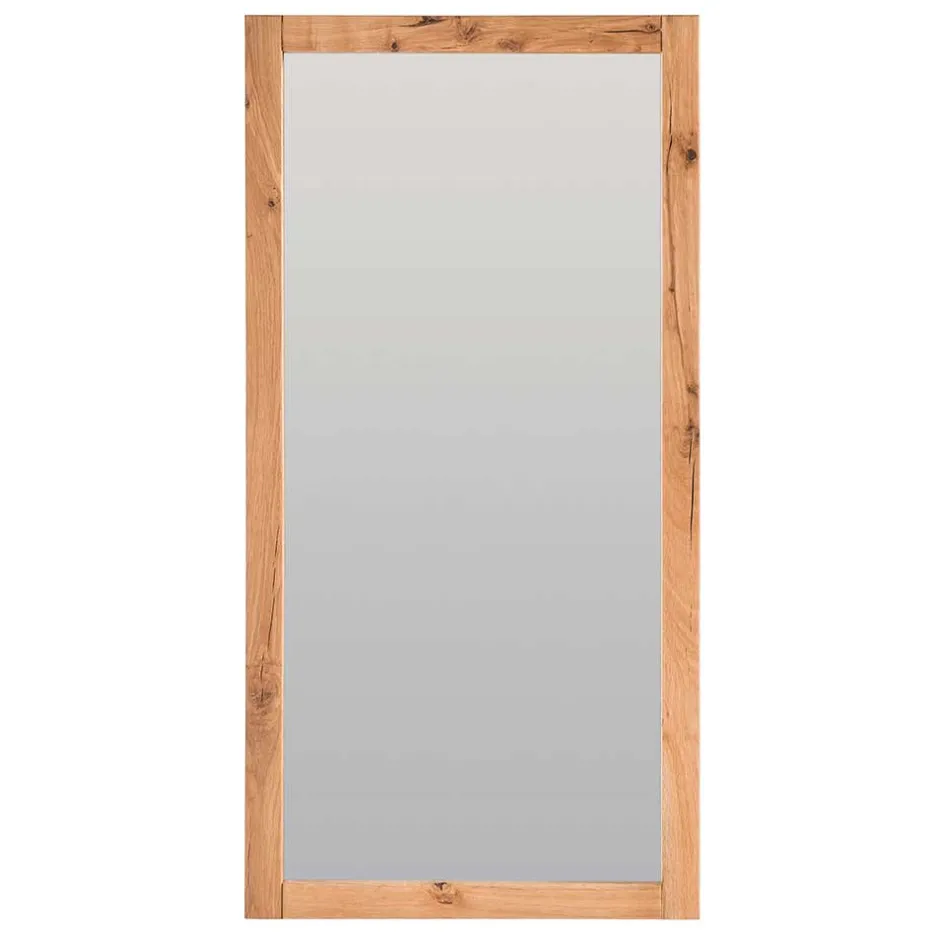 Großer Dielen Spiegel mit Holzrahmen - Mulcian^Wohnen Hot
