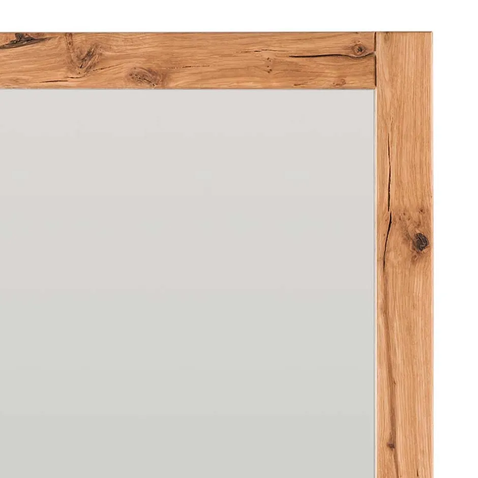 Großer Dielen Spiegel mit Holzrahmen - Mulcian^Wohnen Hot