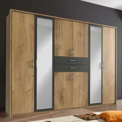 Großer Kleiderschrank 270 cm mit acht Türen - Ayla^Wohnen