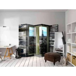 Großer Paravent Paris Ausblick - Liriana^Wohnen