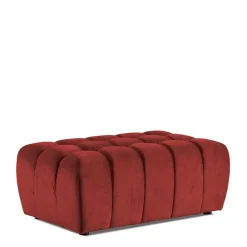 Wohnen Großer Polsterhocker in Rot - Yallaz