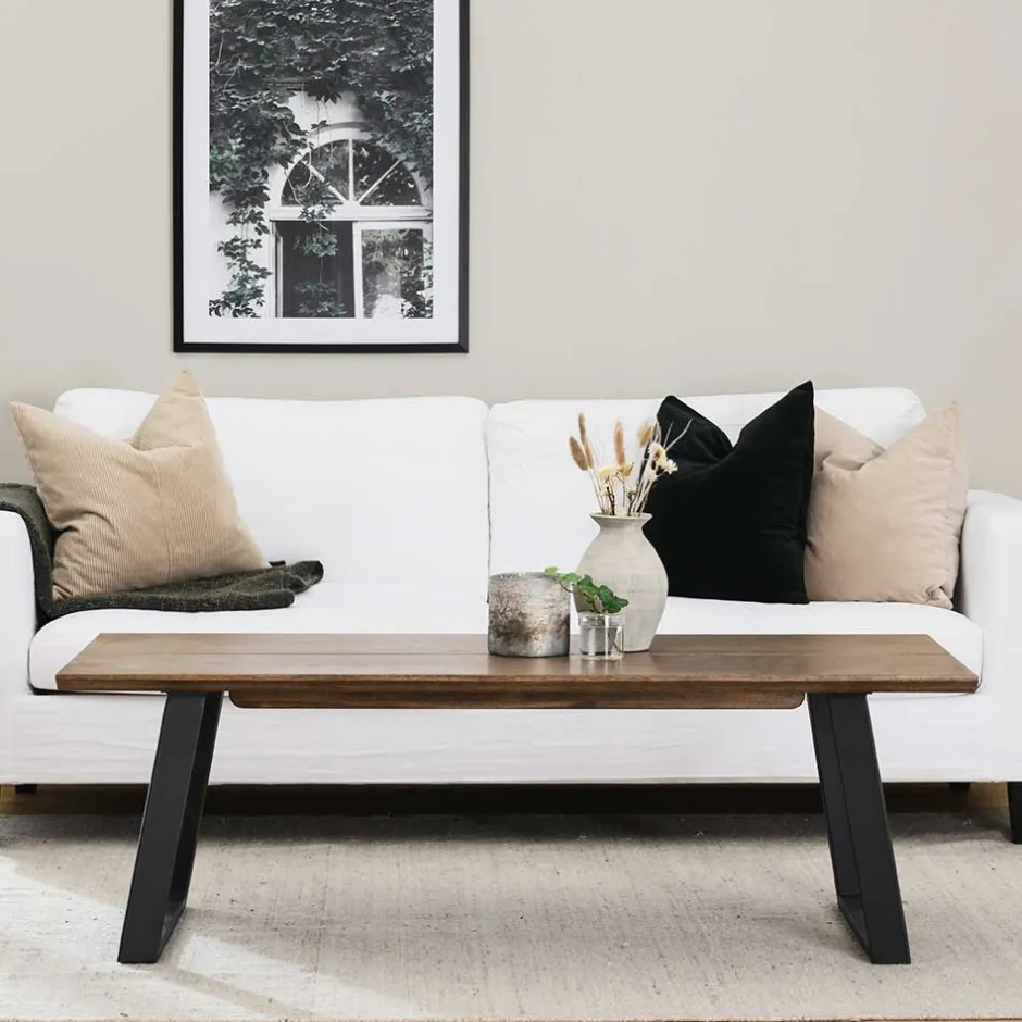 Großer Wohnzimmer Couchtisch 140x65 cm - Tananoa^Wohnen Best