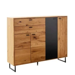 Großes Highboard mit Metall Bügelgestell - Flacona^Wohnen Best