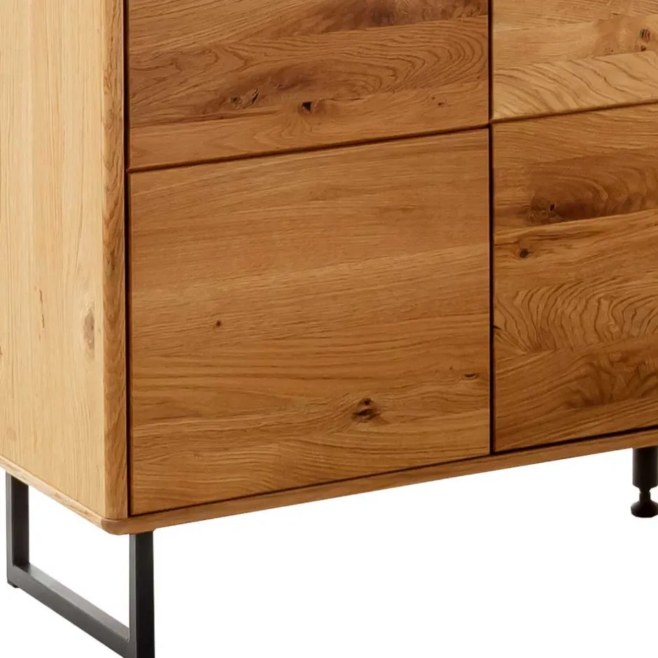 Großes Highboard mit Metall Bügelgestell - Flacona^Wohnen Best