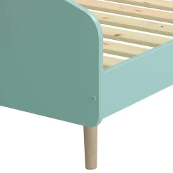 Kinder Wohnen Großes Kinderbett in Mint & Eiche - Vrespa