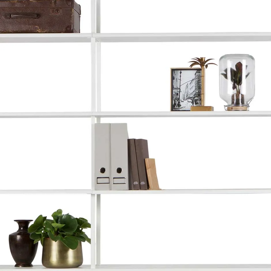 Großes Stauraum Regalsystem in Weiß - Leyma^Wohnen Clearance