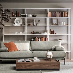 Großes Stauraum Regalsystem in Weiß - Leyma^Wohnen Clearance