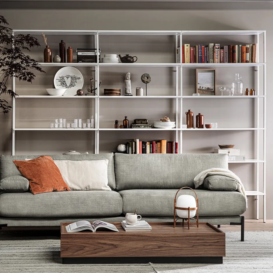 Großes Stauraum Regalsystem in Weiß - Leyma^Wohnen Clearance