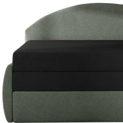 Wohnen Gästebett Recamiere in Grau und Schwarz - Viko