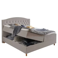 Wohnen H3 Komplettbett mit Bettkasten in Hellbraun - Furcia