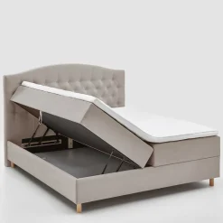 Wohnen H3 Komplettbett mit Bettkasten in Hellbraun - Furcia