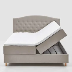 Wohnen H3 Komplettbett mit Bettkasten in Hellbraun - Furcia