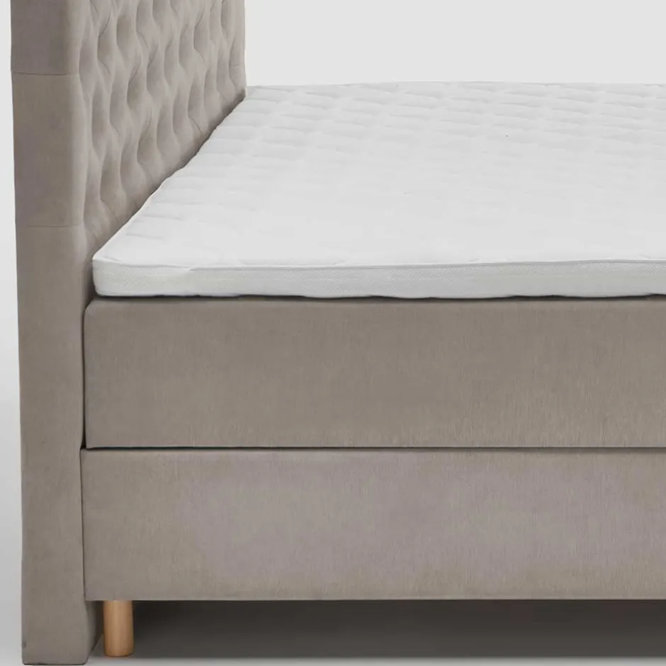 Wohnen H3 Komplettbett mit Bettkasten in Hellbraun - Furcia