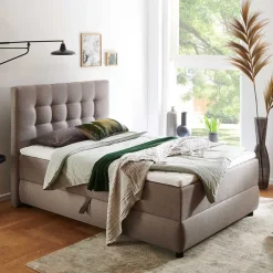 H2 Polsterbett mit Topper und 7-Zonen-TTF-Matratze - Zikalu^Wohnen Clearance