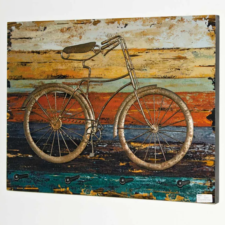 Hakengarderobe Lontrain mit Fahrrad Motiv^Wohnen Clearance