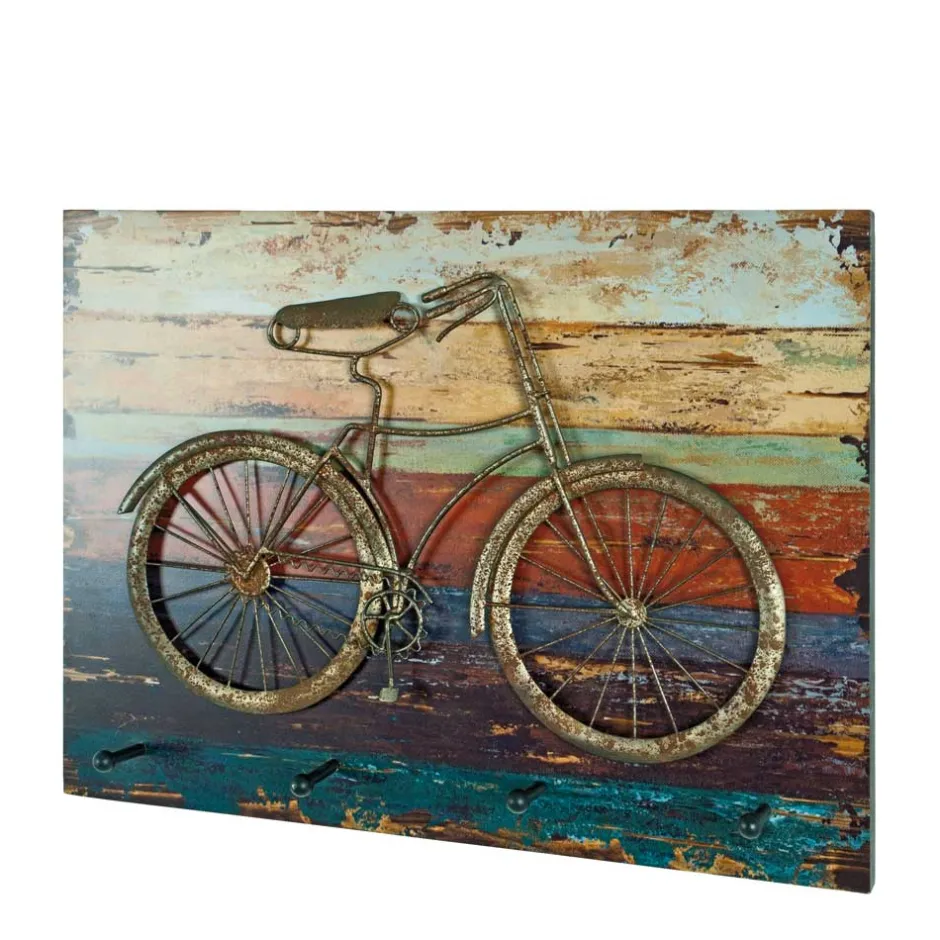 Hakengarderobe Lontrain mit Fahrrad Motiv^Wohnen Clearance