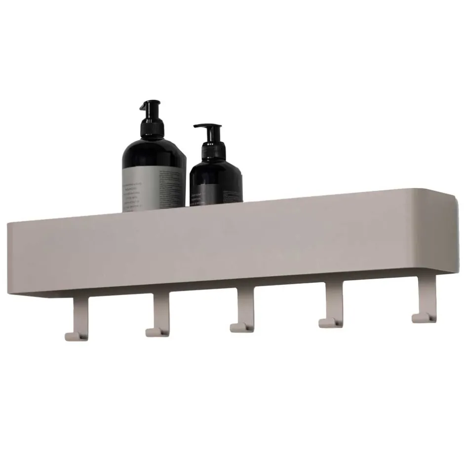 Hakenleiste mit Ablage in Taupe - Mimi^Wohnen Sale