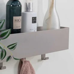 Hakenleiste mit Ablage in Taupe - Mimi^Wohnen Sale