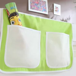 Kinder Wohnen Halbhochbett Standings aus Kiefer Massivholz