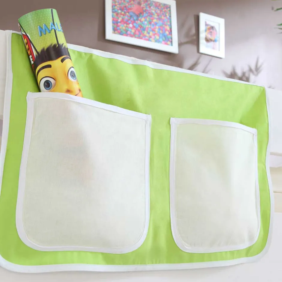 Kinder Wohnen Halbhochbett Standings aus Kiefer Massivholz