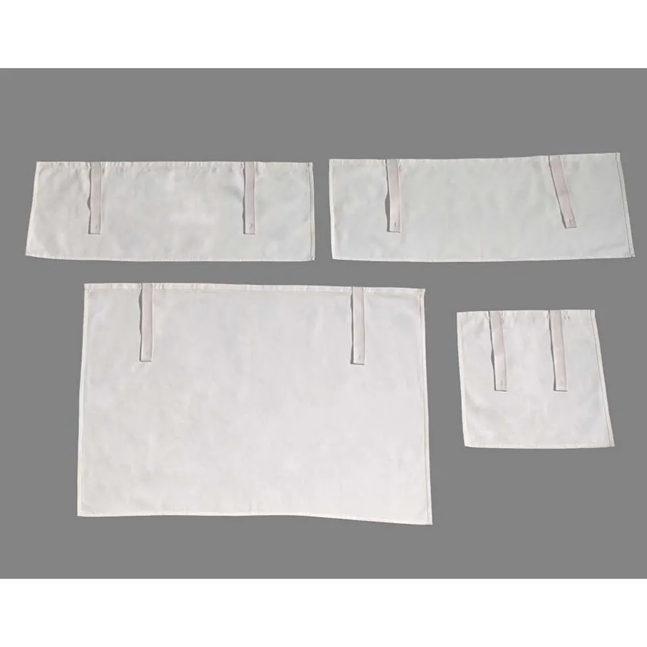 Kinder Wohnen Halbhohes Hausbett für Kinder in Weiß - Tabitana