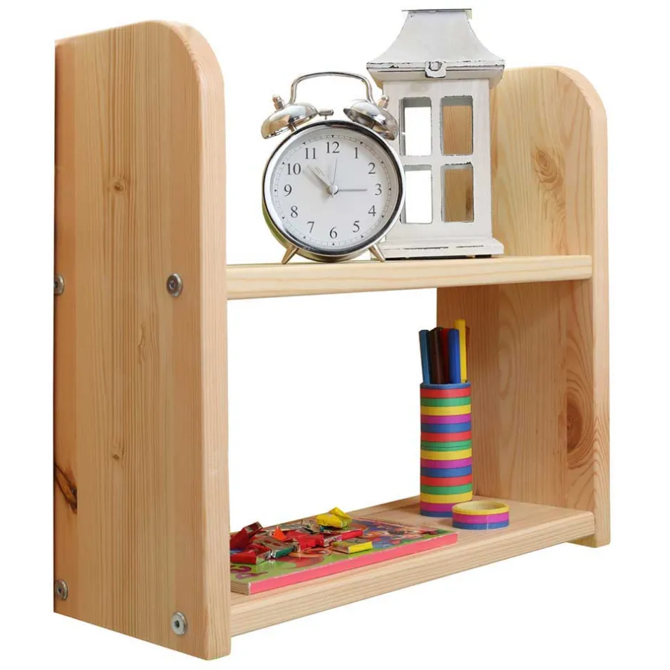 Kinder Wohnen Halbhohes Kinder Spielbett in Kiefer Natur - Duane