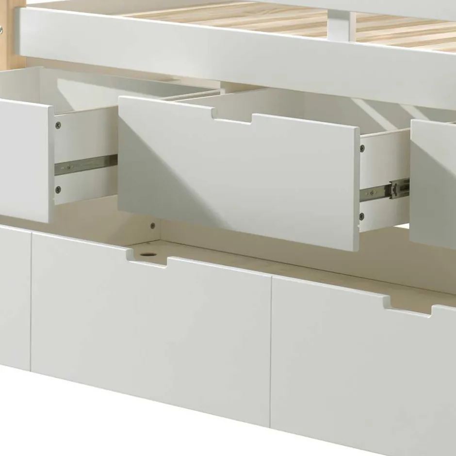 Kinder Wohnen Halbhohes Kinderbett als Kojenbett - Sharky