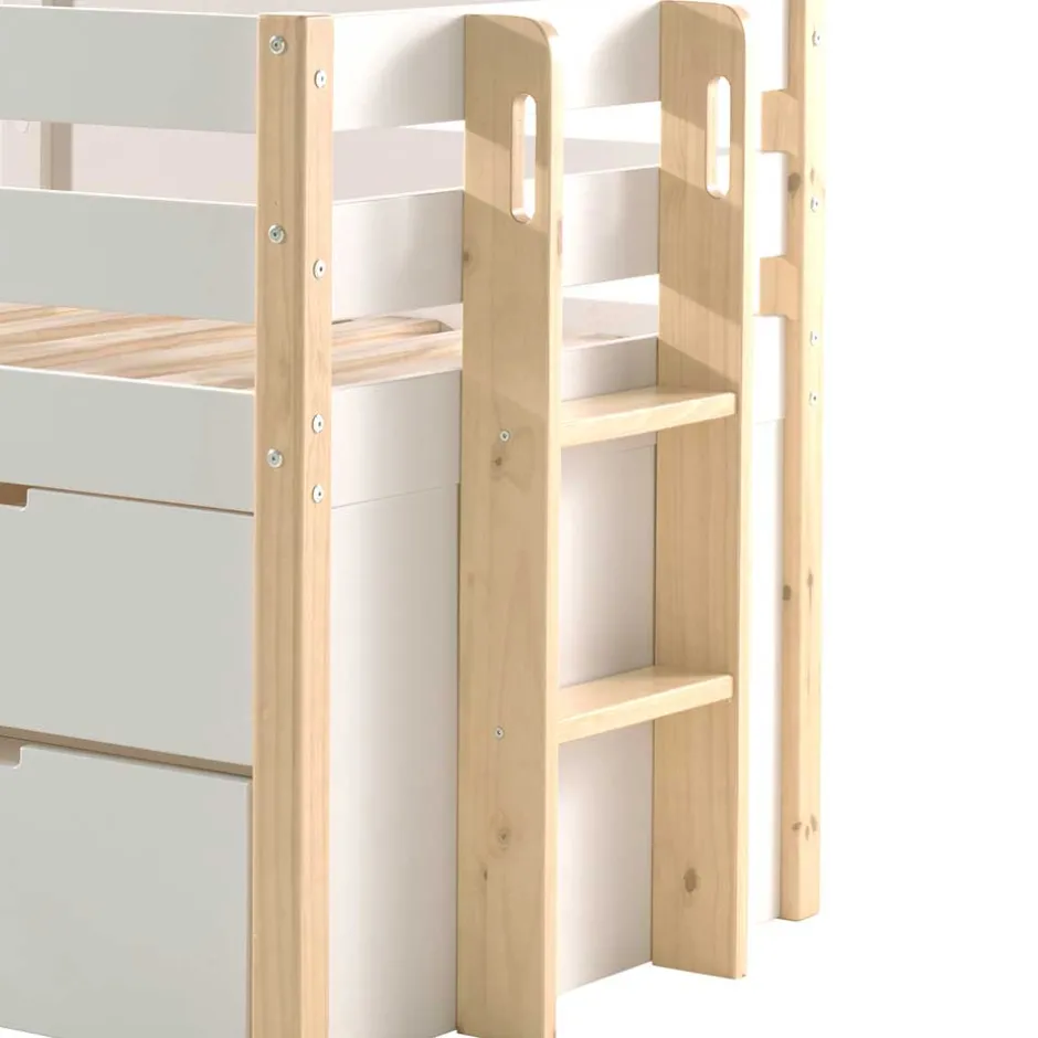 Kinder Wohnen Halbhohes Kinderbett als Kojenbett - Sharky