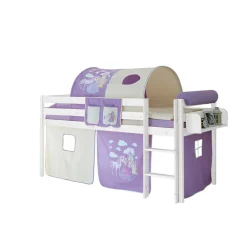 Wohnen Halbhohes Kinderbett Safira im Prinzessin Design