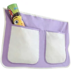 Kinder Wohnen Halbhohes Massivholzbett für Kinder aus Kiefer - Aront