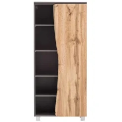 Halboffener Badschrank in Wildeiche Optik - Breznia^Wohnen Outlet