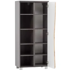 Halboffener Badschrank in Wildeiche Optik - Breznia^Wohnen Outlet